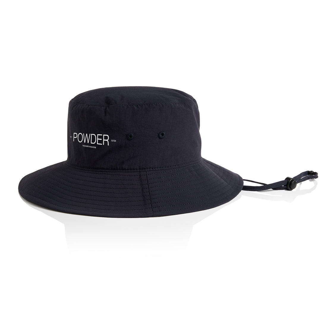 Powder Logo | Nylon Wide Bucket Hat